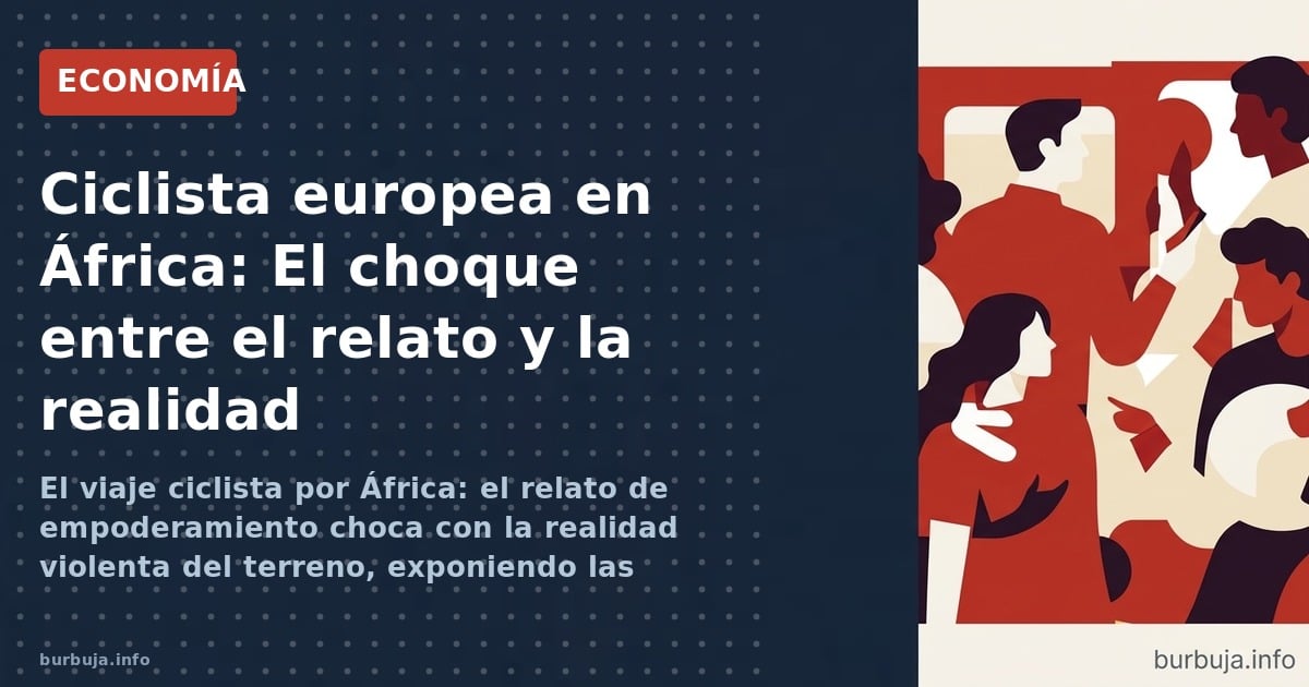 El viaje ciclista por África: el relato de empoderamiento choca con la realidad violenta del terreno, exponiendo las dinámica