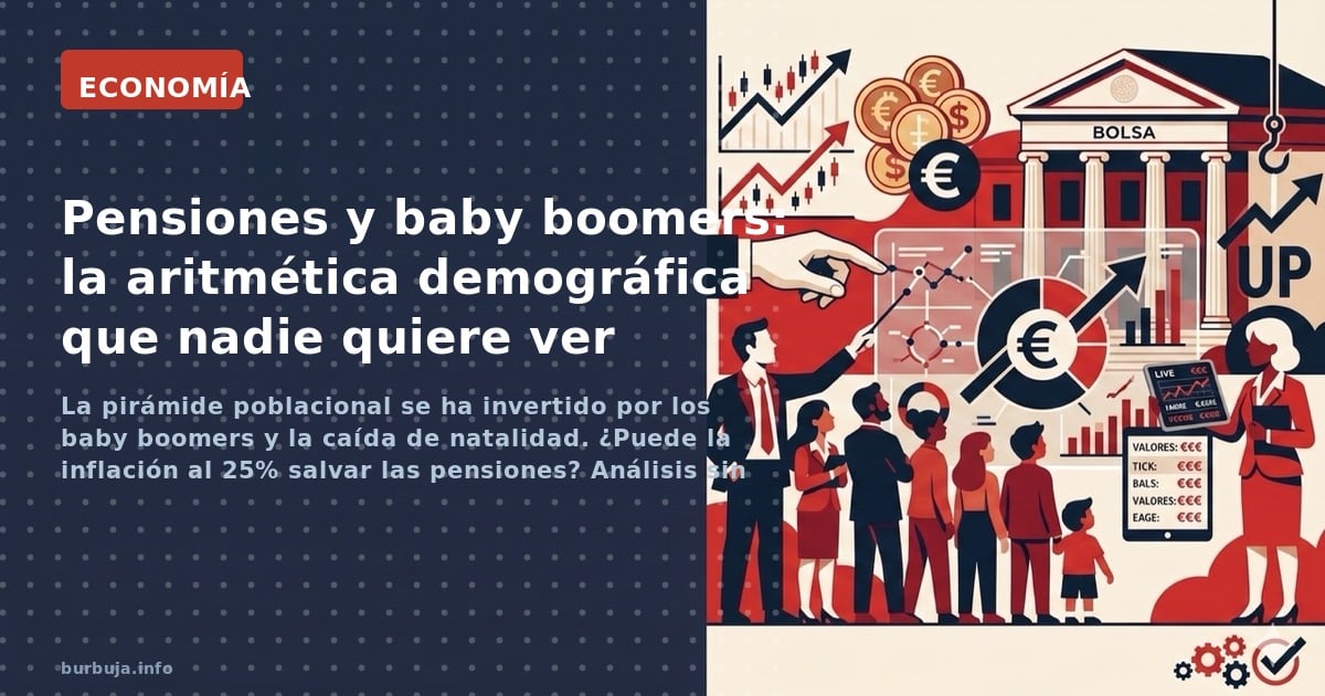 La pirámide poblacional se ha invertido por los baby boomers y la caída de natalidad. ¿Puede la inflación al 25% salvar las p