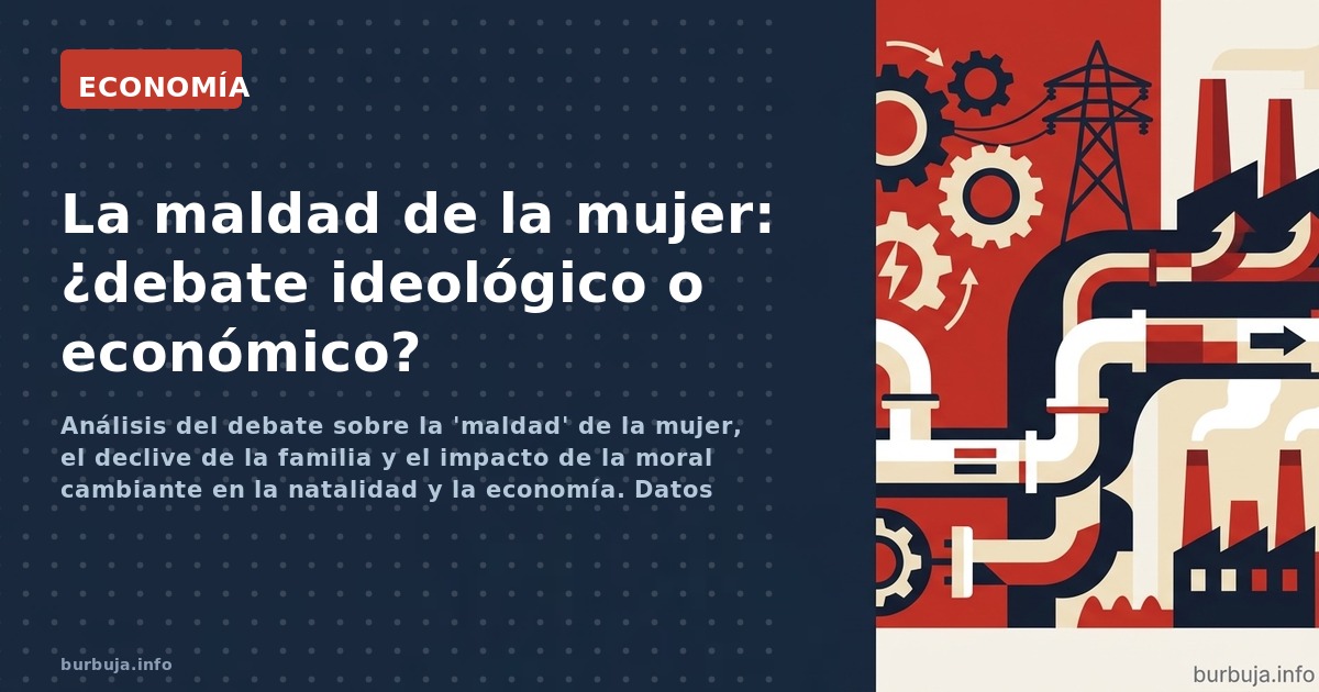 Análisis del debate sobre la 'maldad' de la mujer, el declive de la familia y el impacto de la moral cambiante en la natalida