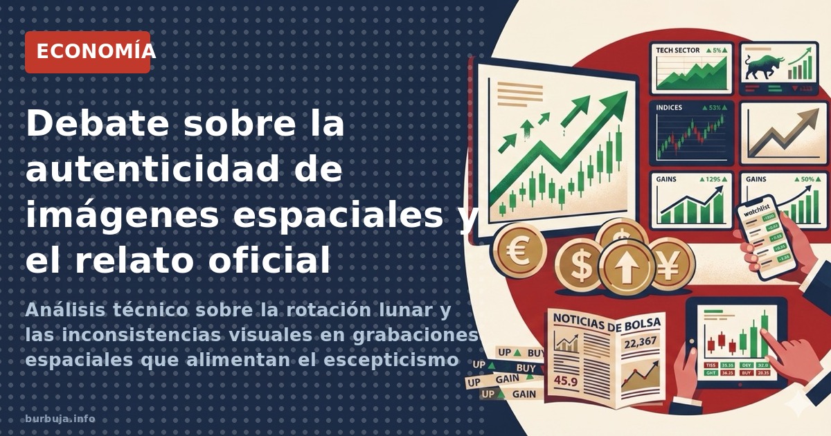 Análisis técnico sobre la rotación lunar y las inconsistencias visuales en grabaciones espaciales que alimentan el escepticis