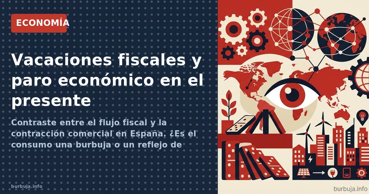 Contraste entre el flujo fiscal y la contracción comercial en España. ¿Es el consumo una burbuja o un reflejo de estabilidad 