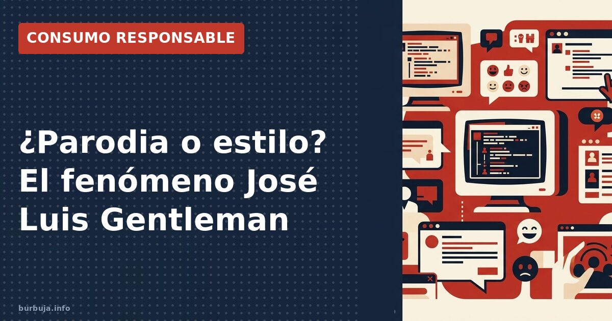 ¿Parodia o estilo? El fenómeno José Luis Gentleman