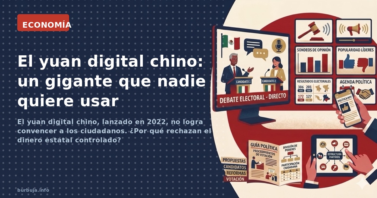 El yuan digital chino, lanzado en 2022, no logra convencer a los ciudadanos. ¿Por qué rechazan el dinero estatal controlado?