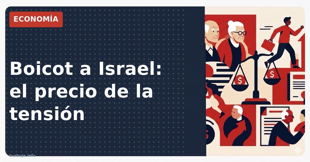 Boicot a Israel: el precio de la tensión