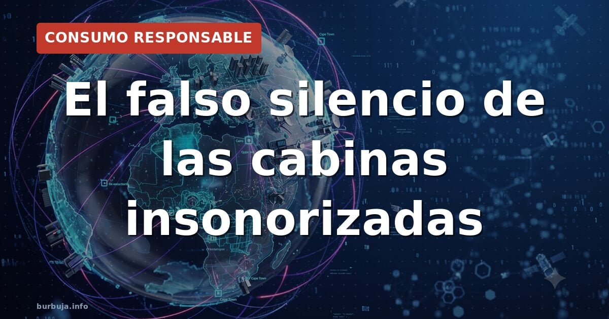 El falso silencio de las cabinas insonorizadas