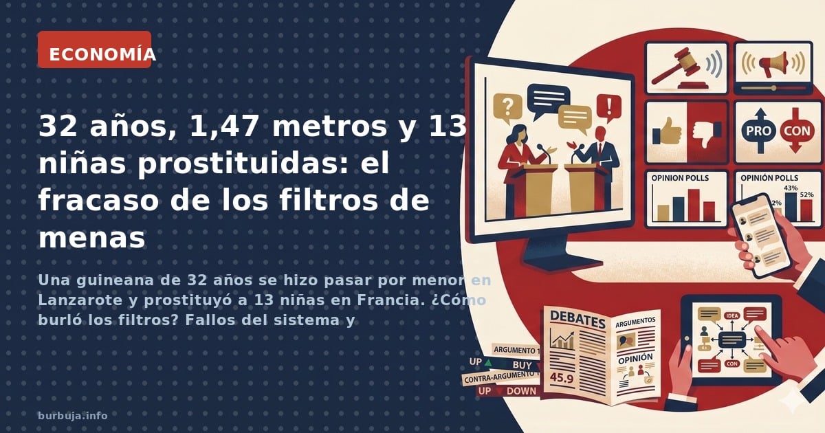 Una guineana de 32 años se hizo pasar por menor en Lanzarote y prostituyó a 13 niñas en Francia. ¿Cómo burló los filtros? Fal