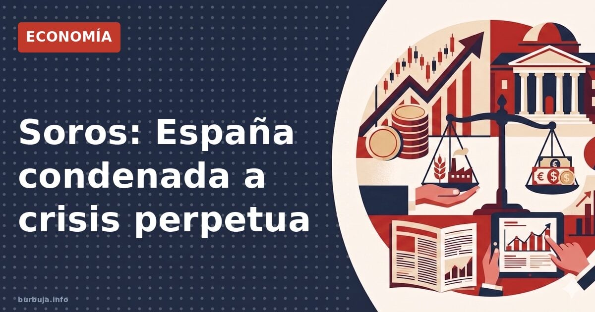 Soros: España condenada a crisis perpetua