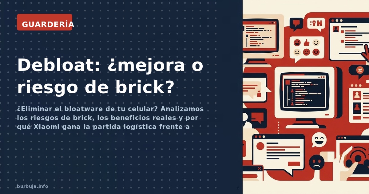 ¿Eliminar el bloatware de tu celular? Analizamos los riesgos de brick, los beneficios reales y por qué Xiaomi gana la partida