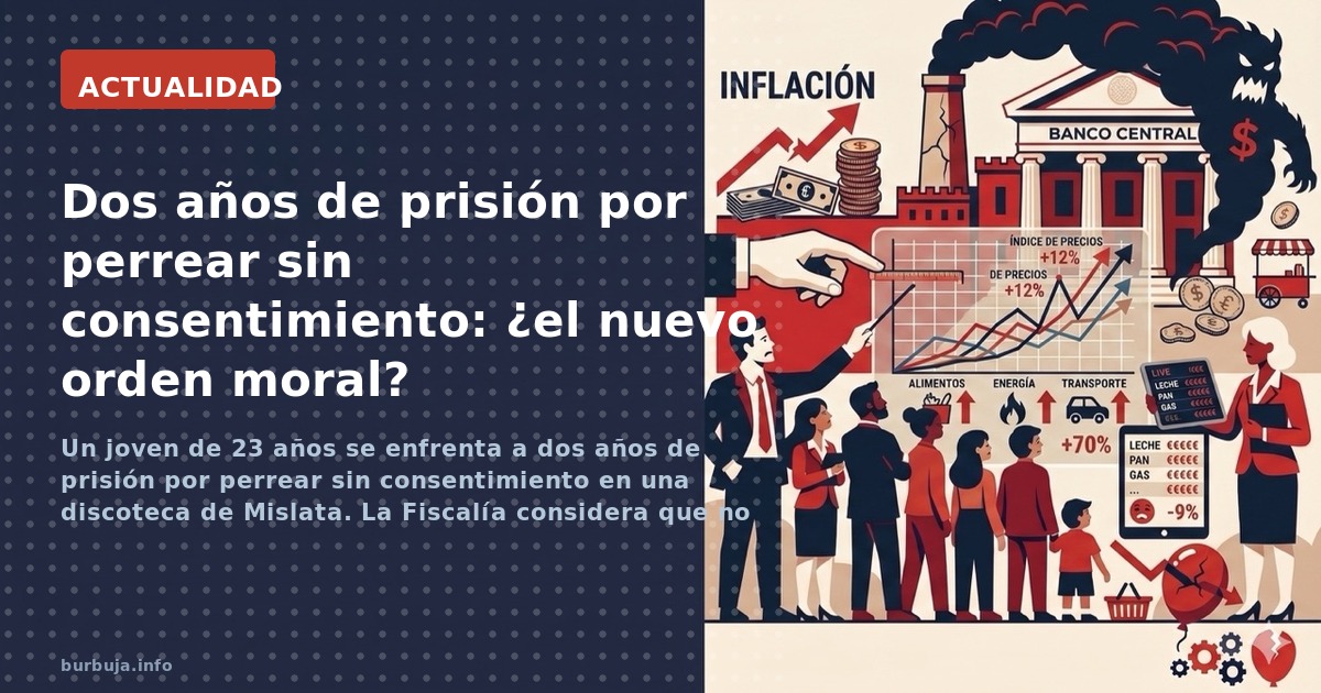 Un joven de 23 años se enfrenta a dos años de prisión por perrear sin consentimiento en una discoteca de Mislata. La Fiscalía