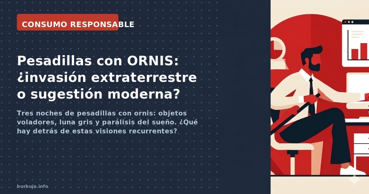 Tres noches de pesadillas con ornis: objetos voladores, luna gris y parálisis del sueño. ¿Qué hay detrás de estas visiones re