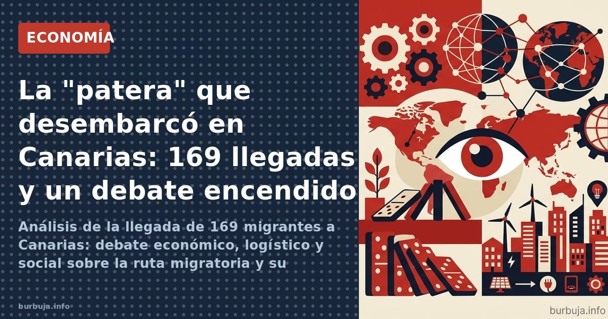 Análisis de la llegada de 169 migrantes a Canarias: debate económico, logístico y social sobre la ruta migratoria y su impact