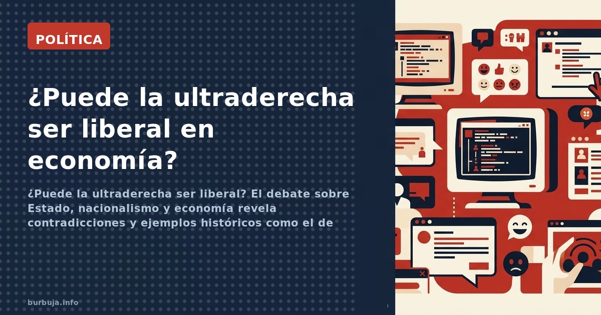 ¿Puede la ultraderecha ser liberal? El debate sobre Estado, nacionalismo y economía revela contradicciones y ejemplos históri