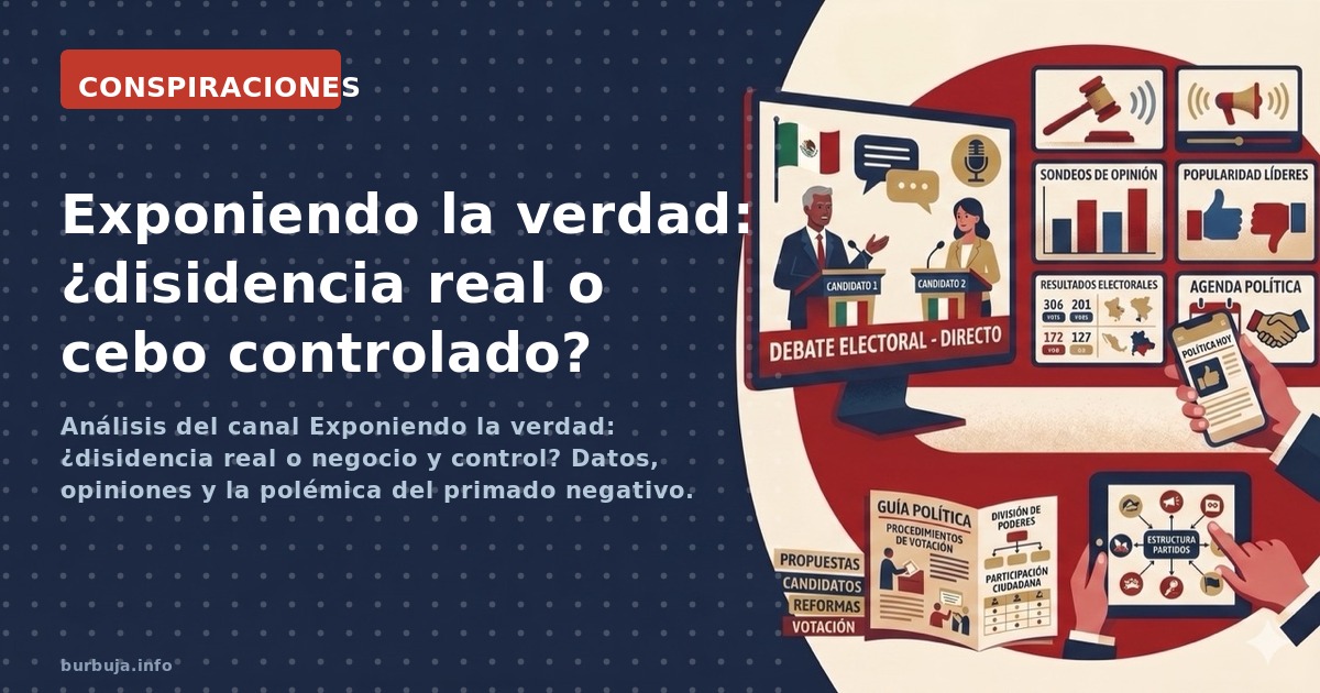 Análisis del canal Exponiendo la verdad: ¿disidencia real o negocio y control? Datos, opiniones y la polémica del primado neg