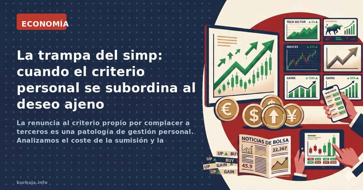 La renuncia al criterio propio por complacer a terceros es una patología de gestión personal. Analizamos el coste de la sumis