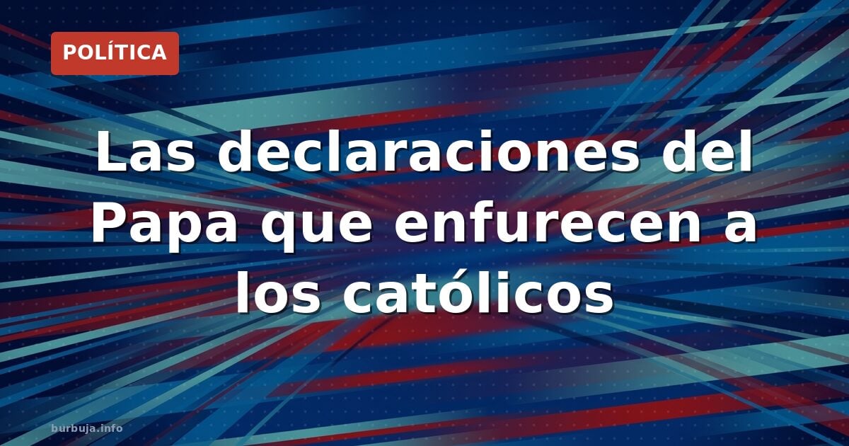 Leon XIV: ¿dejemos de temer a los musulmanes?