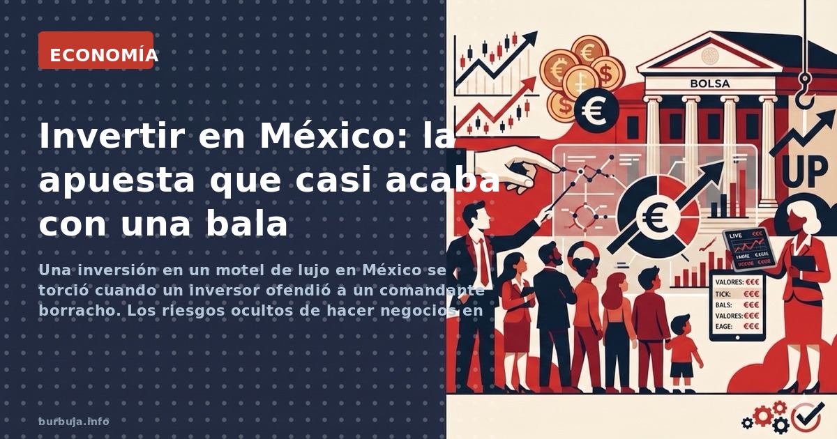 Una inversión en un motel de lujo en México se torció cuando un inversor ofendió a un comandante borracho. Los riesgos oculto