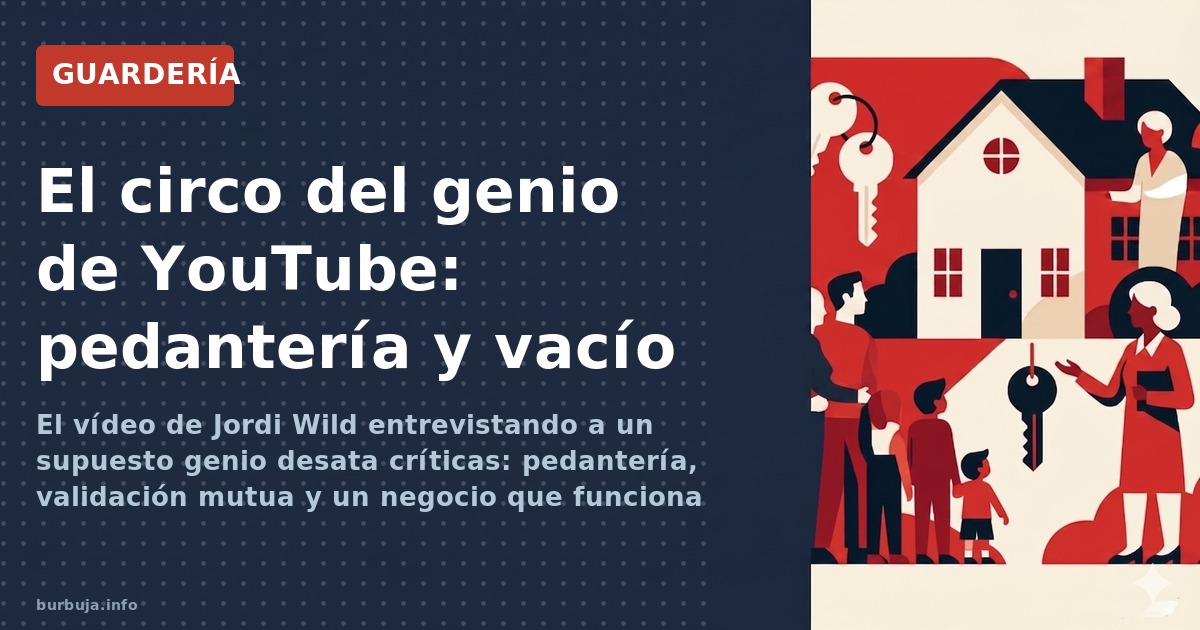El vídeo de Jordi Wild entrevistando a un supuesto genio desata críticas: pedantería, validación mutua y un negocio que funci