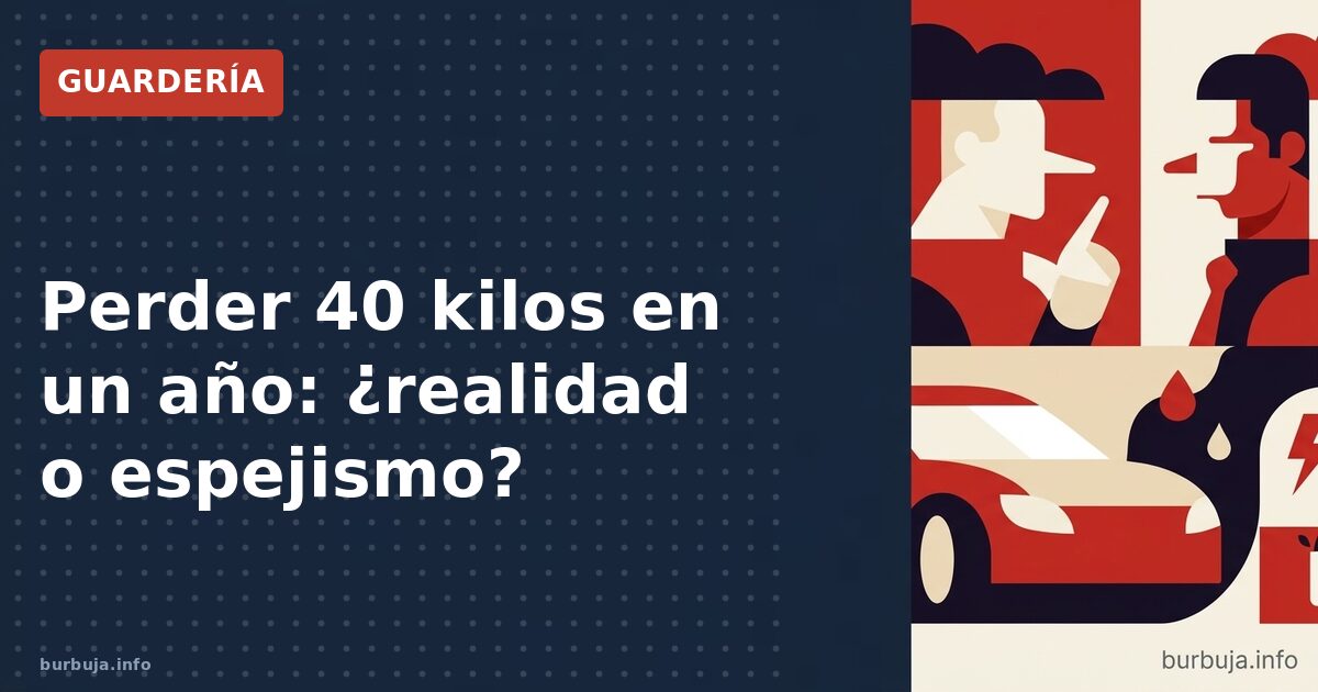 El que prometió perder 40 kg y no lo logró