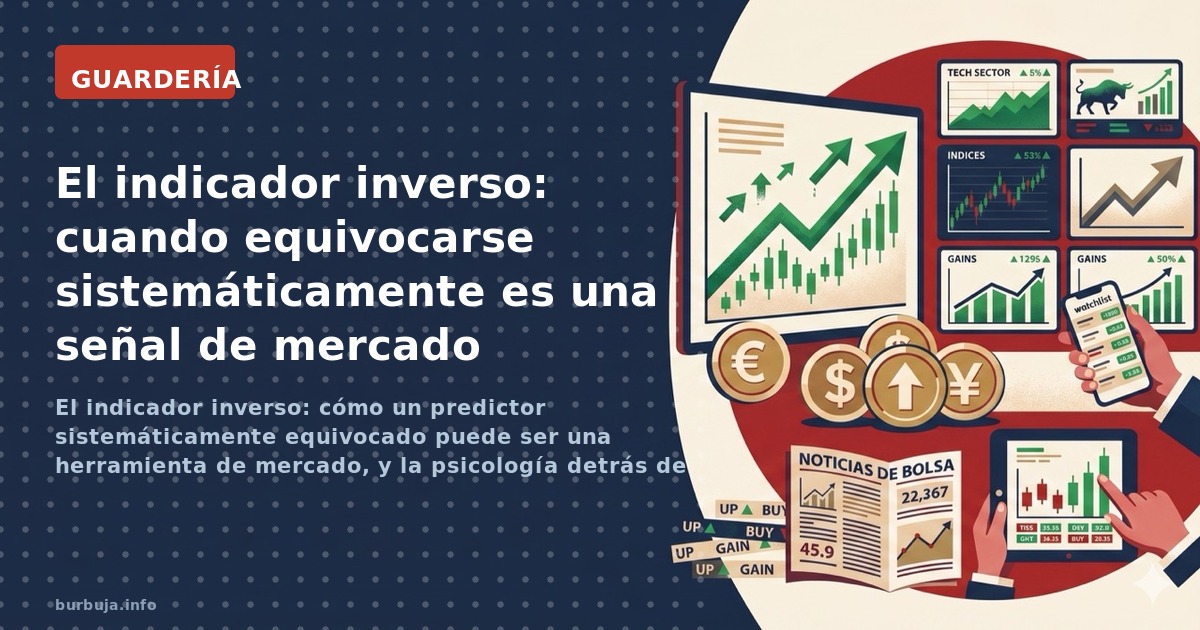 El indicador inverso: cómo un predictor sistemáticamente equivocado puede ser una herramienta de mercado, y la psicología det