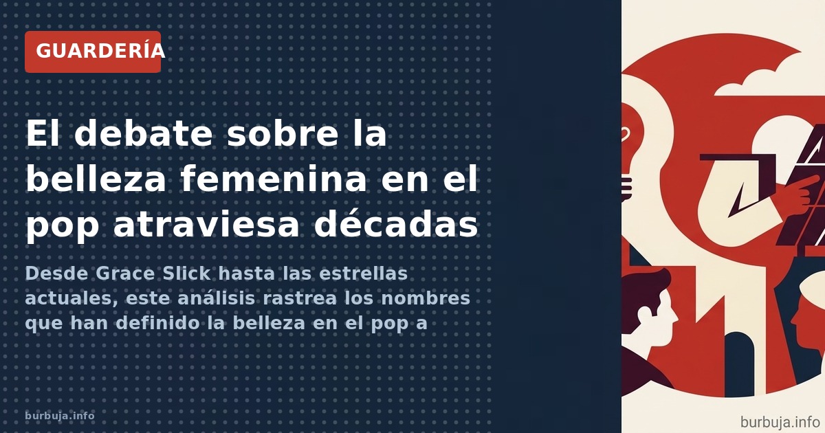 Desde Grace Slick hasta las estrellas actuales, este análisis rastrea los nombres que han definido la belleza en el pop a tra