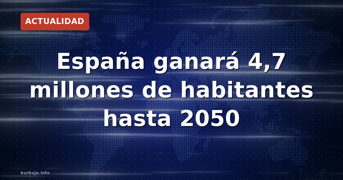 54 millones en 2050: el dato que desafía el invierno demográfico