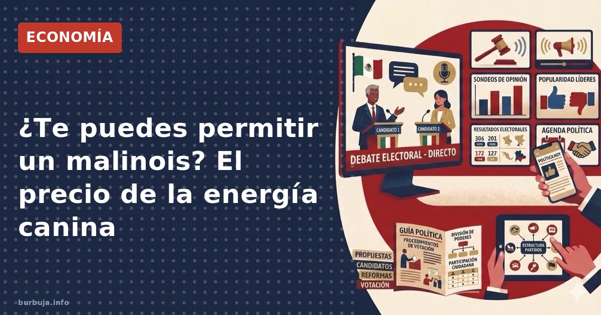 ¿Te puedes permitir un malinois? El precio de la energía canina