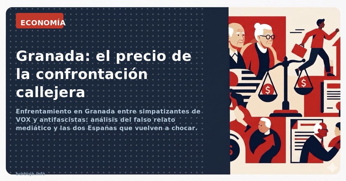 Granada: Simpatizantes de VOX repelen agresión de rojos de mierda.