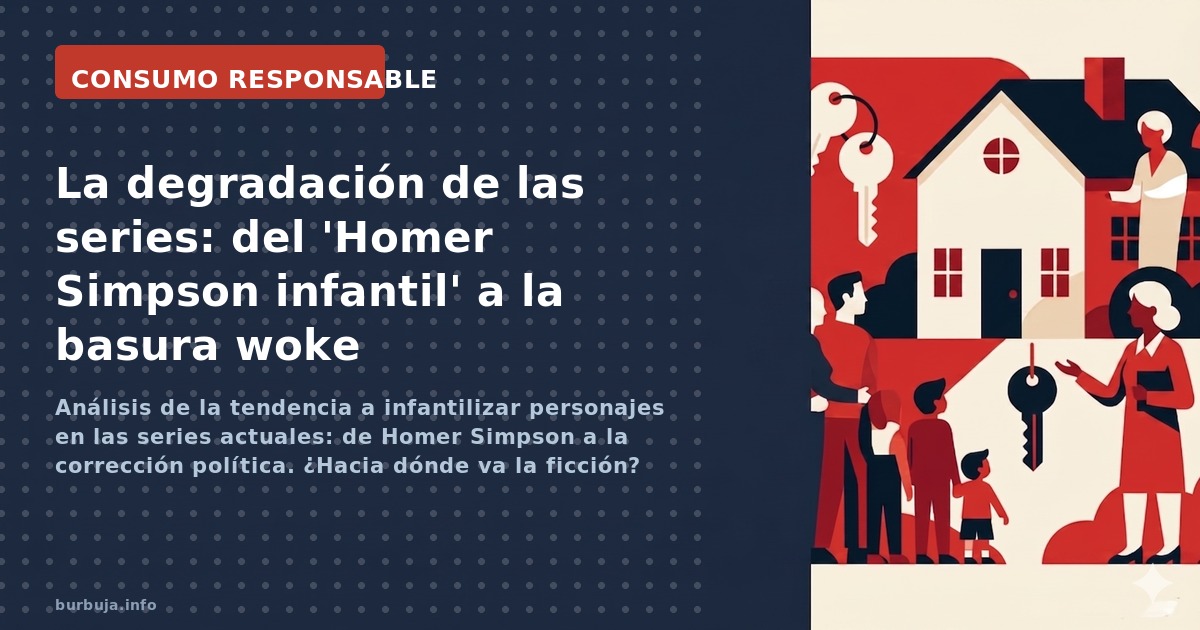 Análisis de la tendencia a infantilizar personajes en las series actuales: de Homer Simpson a la corrección política. ¿Hacia 