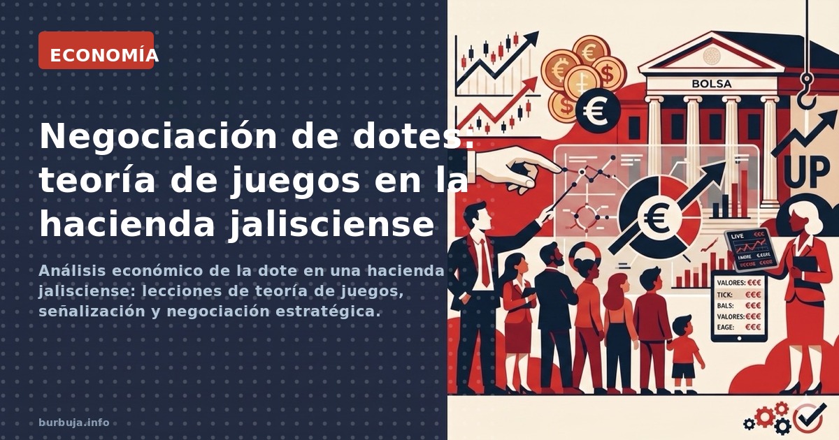 Análisis económico de la dote en una hacienda jalisciense: lecciones de teoría de juegos, señalización y negociación estratég