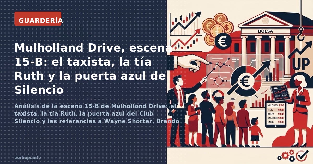 Análisis de la escena 15-B de Mulholland Drive: el taxista, la tía Ruth, la puerta azul del Club Silencio y las referencias a