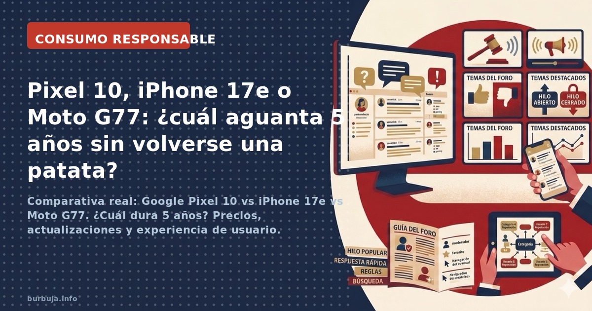 Comparativa real: Google Pixel 10 vs iPhone 17e vs Moto G77. ¿Cuál dura 5 años? Precios, actualizaciones y experiencia de usu