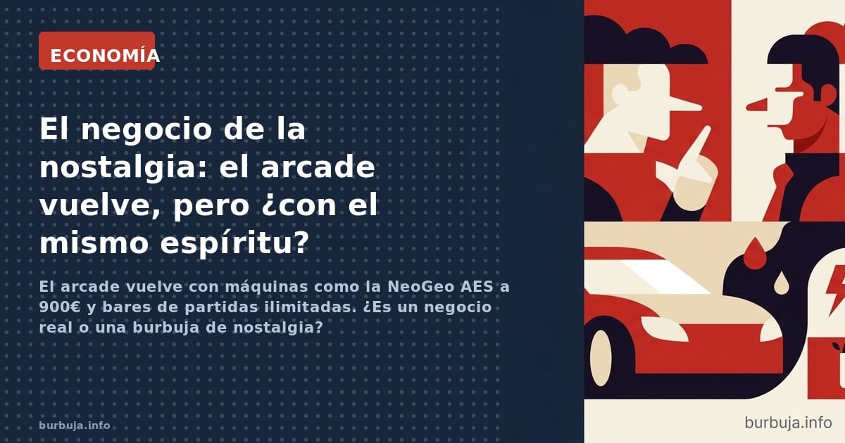 El arcade vuelve con máquinas como la NeoGeo AES a 900€ y bares de partidas ilimitadas. ¿Es un negocio real o una burbuja de 