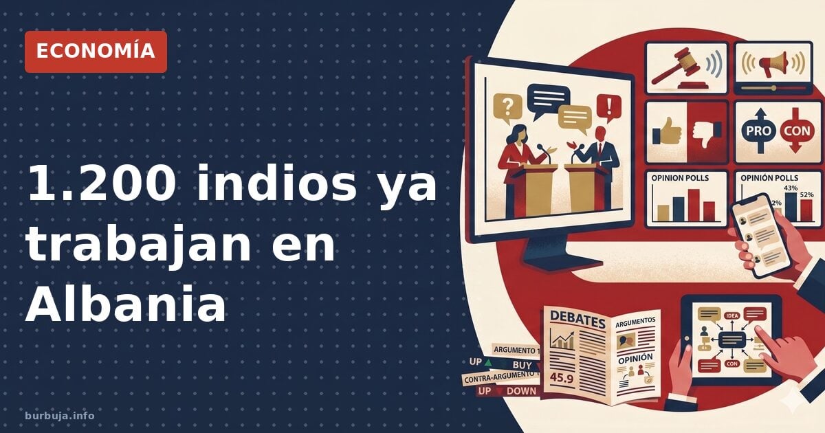 1.200 indios ya trabajan en Albania