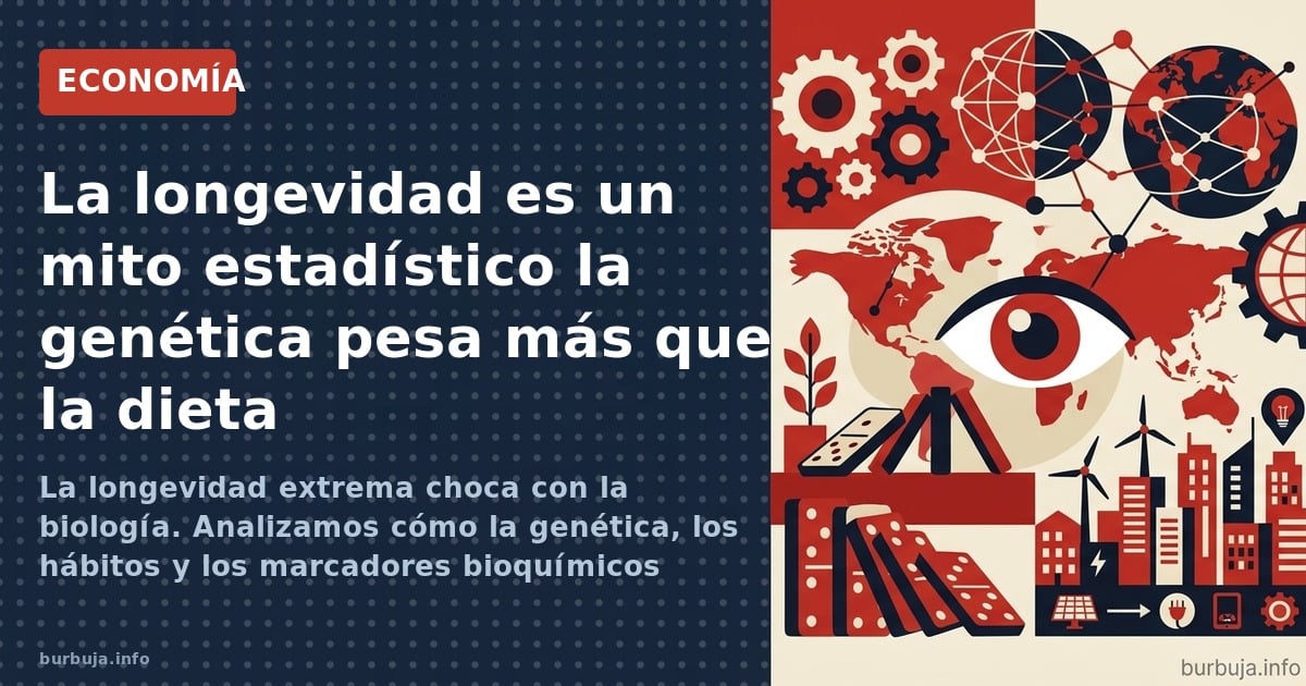 La longevidad extrema choca con la biología. Analizamos cómo la genética, los hábitos y los marcadores bioquímicos influyen e