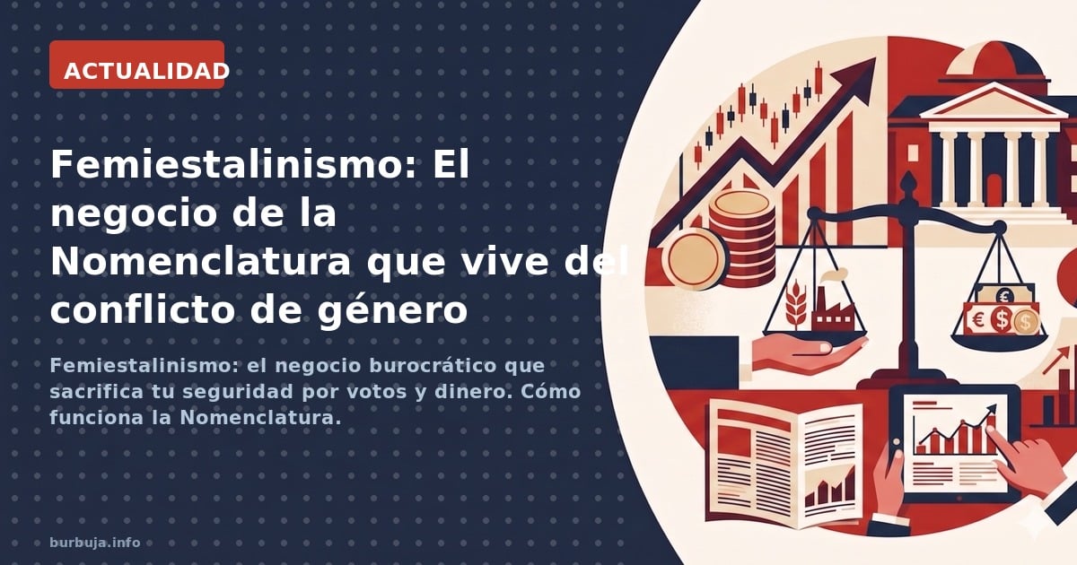 Femiestalinismo: el negocio burocrático que sacrifica tu seguridad por votos y dinero. Cómo funciona la Nomenclatura.