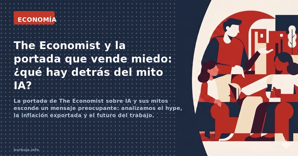 La portada de The Economist sobre IA y sus mitos esconde un mensaje preocupante: analizamos el hype, la inflación exportada y