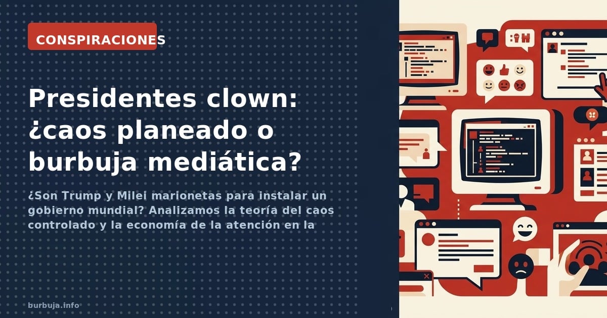 ¿Son Trump y Milei marionetas para instalar un gobierno mundial? Analizamos la teoría del caos controlado y la economía de la