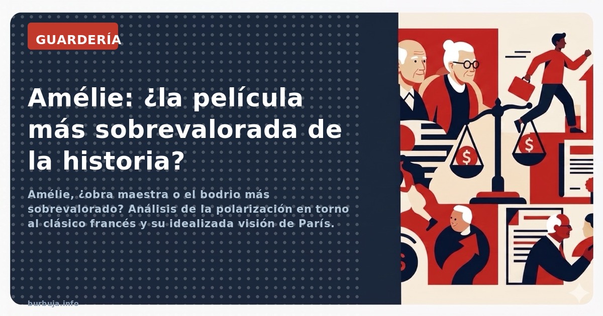 Amélie, ¿obra maestra o el bodrio más sobrevalorado? Análisis de la polarización en torno al clásico francés y su idealizada 