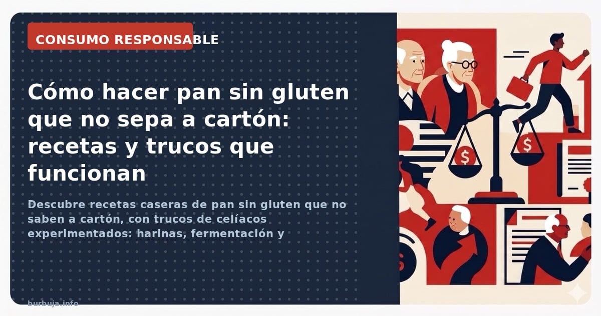 Descubre recetas caseras de pan sin gluten que no saben a cartón, con trucos de celíacos experimentados: harinas, fermentació