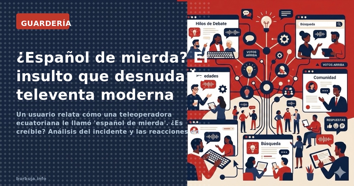 Un usuario relata cómo una teleoperadora ecuatoriana le llamó 'español de mierda'. ¿Es creíble? Análisis del incidente y las 