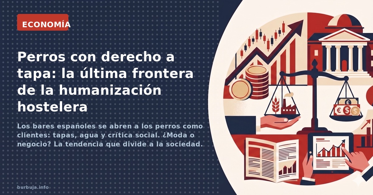 Los bares españoles se abren a los perros como clientes: tapas, agua y crítica social. ¿Moda o negocio? La tendencia que divi
