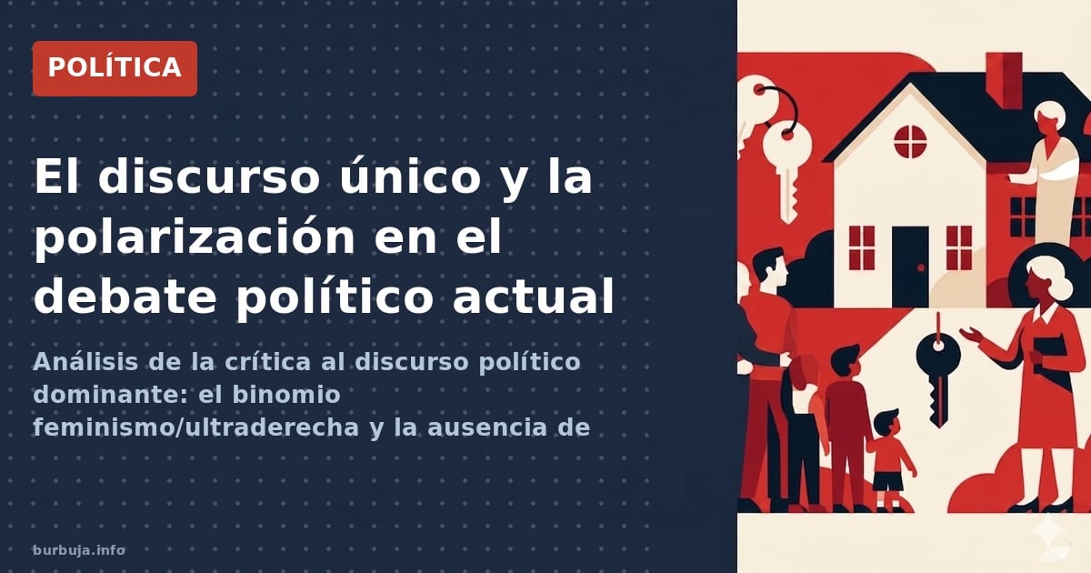 Análisis de la crítica al discurso político dominante: el binomio feminismo/ultraderecha y la ausencia de programa electoral 