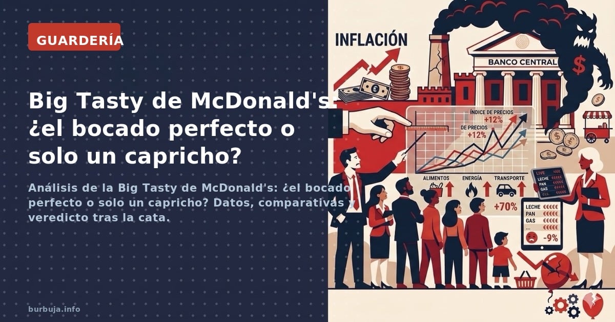 Análisis de la Big Tasty de McDonald's: ¿el bocado perfecto o solo un capricho? Datos, comparativas y veredicto tras la cata.