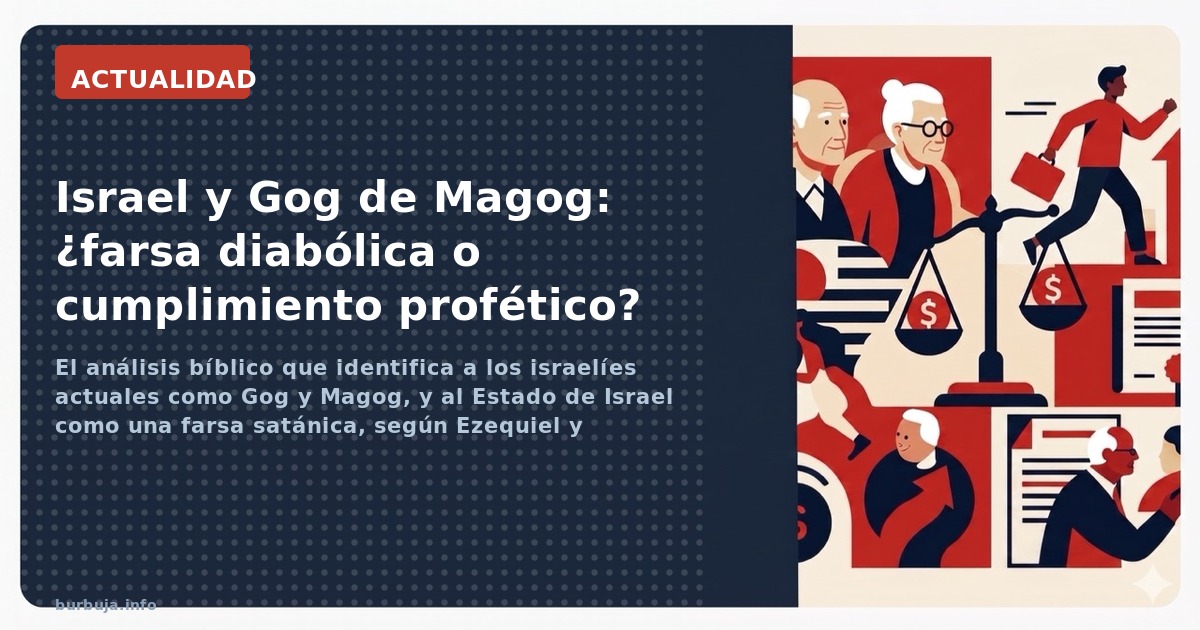 El análisis bíblico que identifica a los israelíes actuales como Gog y Magog, y al Estado de Israel como una farsa satánica, 