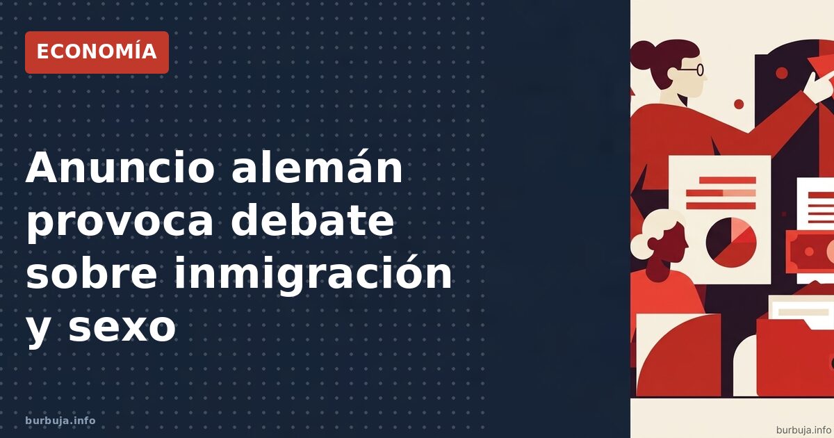 Anuncio alemán provoca debate sobre inmigración y sexo