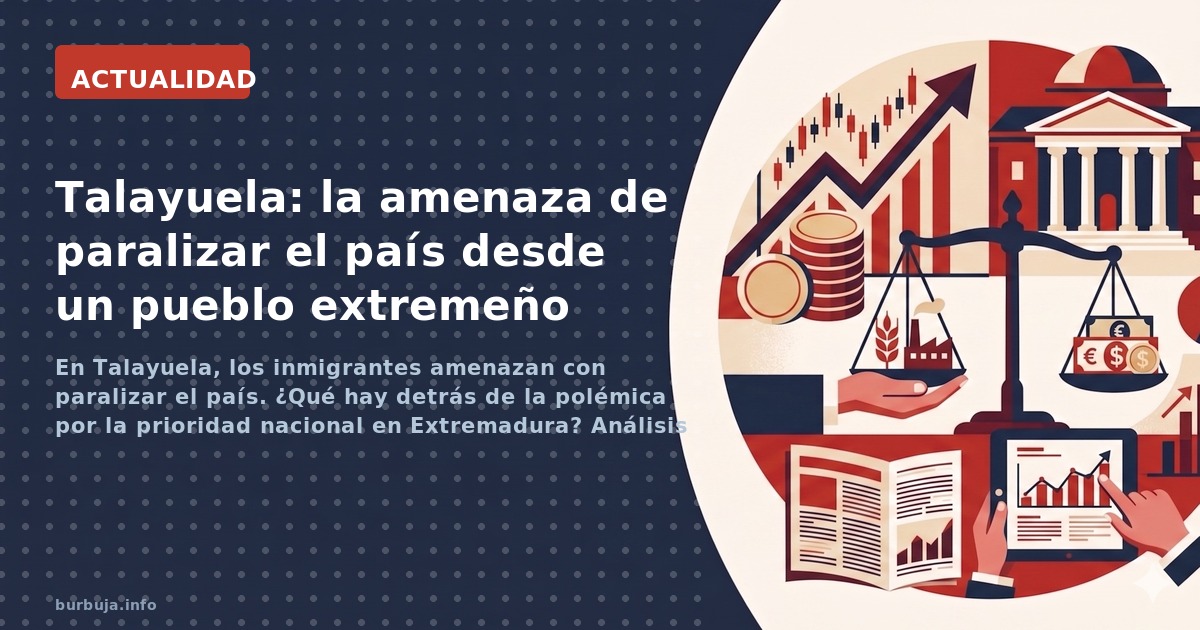 En Talayuela, los inmigrantes amenazan con paralizar el país. ¿Qué hay detrás de la polémica por la prioridad nacional en Ext