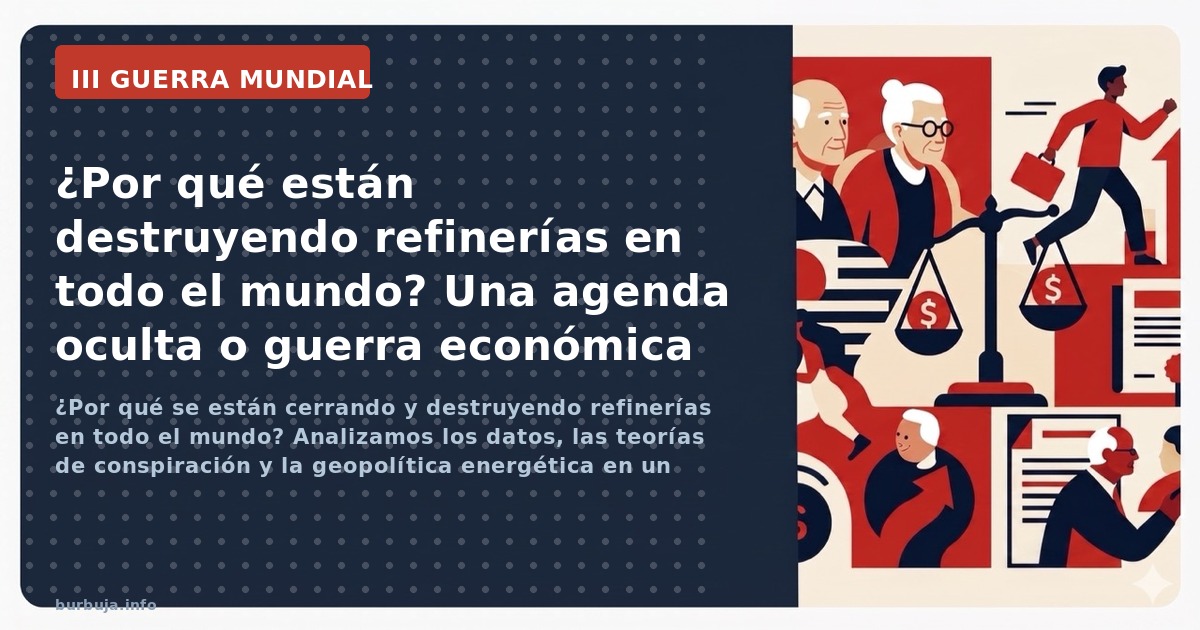 ¿Por qué se están cerrando y destruyendo refinerías en todo el mundo? Analizamos los datos, las teorías de conspiración y la 