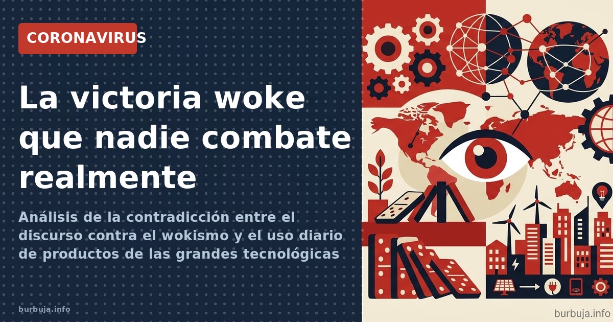 Análisis de la contradicción entre el discurso contra el wokismo y el uso diario de productos de las grandes tecnológicas que