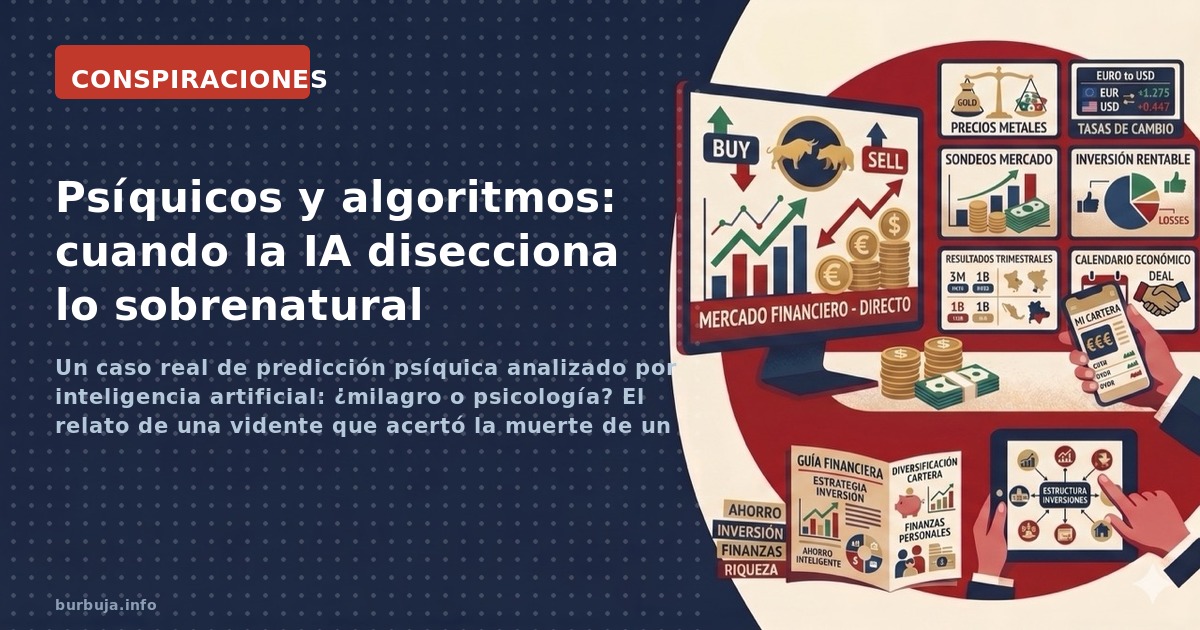 Un caso real de predicción psíquica analizado por inteligencia artificial: ¿milagro o psicología? El relato de una vidente qu