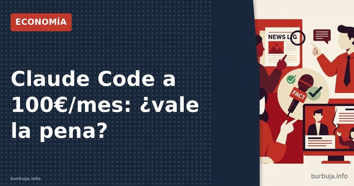 Claude Code a 100€/mes: ¿vale la pena?